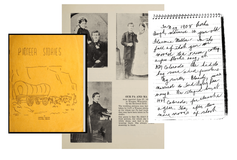 Collage of self-publish pages