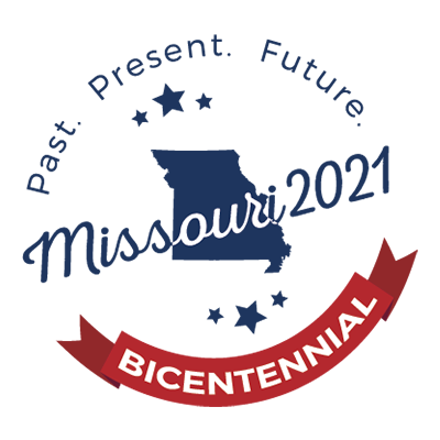 Official Logo of the Missouri 2021 Bicentennial, Missouri2021.org